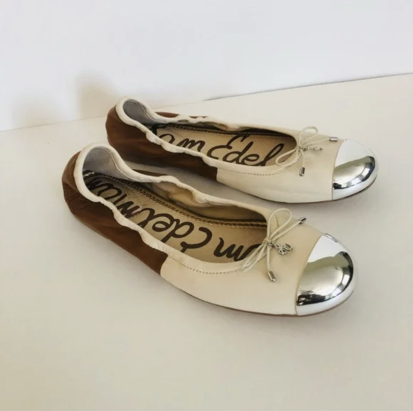 Cap Toe Ballet Flats